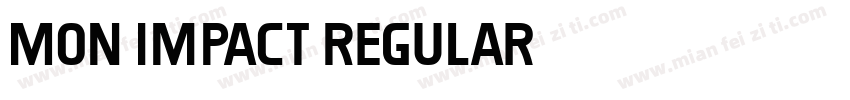 Mon Impact Regular字体转换